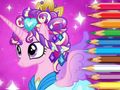 Trò chơi Sách tô màu: Công chúa Pony  trực tuyến