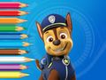 Trò chơi Sách tô màu: Paw Patrol Chase  trực tuyến