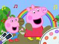 Trò chơi Sách tô màu: Peppa Pig Muddy Funny  trực tuyến