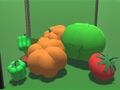 Trò chơi Hợp nhất trái cây 3D  trực tuyến