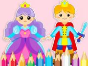 Trò chơi Sách tô màu: Ngày hoàng gia ngọt ngào  trực tuyến