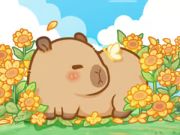 Trò chơi Câu đố ghép hình: Capybara trong hoa hướng dương  trực tuyến