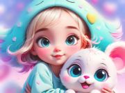 Trò chơi Câu đố ghép hình: Em bé ngọt ngào  trực tuyến