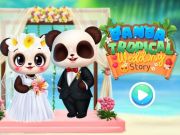Trò chơi Câu chuyện đám cưới nhiệt đới Panda trực tuyến Trò chơi Câu chuyện đám cưới nhiệt đới Panda trực tuyến
