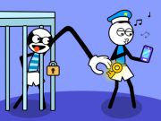 Trò chơi Câu đố về tên trộm Stickman Troll  trực tuyến