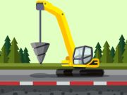 Trò chơi Máy đào mặt đất  trực tuyến