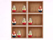 Trò chơi Sắp xếp theo kệ Matryoshka!  trực tuyến
