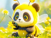 Trò chơi Pigsaw Puzzle: Panda Bee  trực tuyến