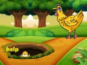 Trò chơi Tình huống nguy hiểm Chick Escape  trực tuyến