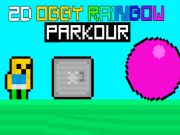 Trò chơi 2d obby cầu vồng parkour  trực tuyến