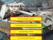 Trò chơi Câu đố Tank: Maus  trực tuyến