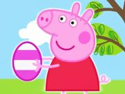 Trò chơi Pigsaw Puzzle: Peppa Pig Easter Trứng  trực tuyến