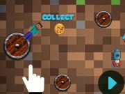 Trò chơi MineBlock xoay vòng và phiêu lưu bay  trực tuyến