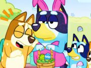 Trò chơi Jigsaw Puzzle: Bluey Phục sinh ăn mặc  trực tuyến