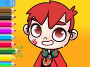 Trò chơi Sách tô màu: Avatar World Schoolboy trực tuyến