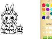 Trò chơi Trò chơi tô màu & vẽ Halloween Labubu trực tuyến