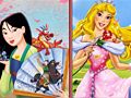 Trò chơi Hoa Mộc Lan và Aurora trực tuyến