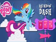 Trò chơi Rainbow Dash's Cloud Bump trực tuyến