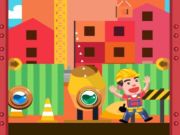 Trò chơi Game bắn súng bong bóng công nhân xây dựng trực tuyến