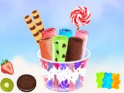 Trò chơi DIY Ice Cream Roll Cone trực tuyến