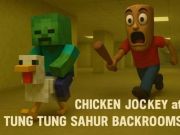 Trò chơi Chicken J Racer tại phòng sau của Tung Tung Sahur trực tuyến
