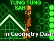 Trò chơi Tung Tung Sahur trong Dash hình học trực tuyến