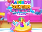 Trò chơi Rainbow Long lanh Bánh sinh nhật trực tuyến
