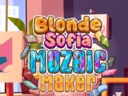 Trò chơi Blonde Sofia: Mozaic Maker trực tuyến