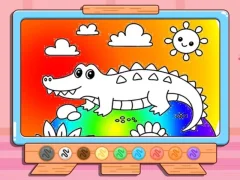 Trò chơi Coloring Book: Crocodile trực tuyến