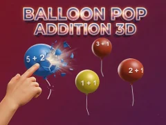 Trò chơi Balloon Pop Addition 3D trực tuyến