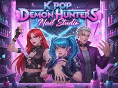 Trò chơi K Pop Demon Hunters Nail Studio trực tuyến