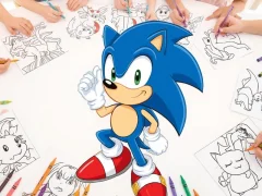 Trò chơi Sonic Coloring trực tuyến