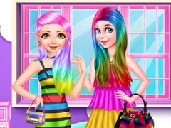 Trò chơi Princess Rainbow Look trực tuyến