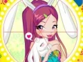 Trò chơi Winx bunny style: Round Puzzle trực tuyến