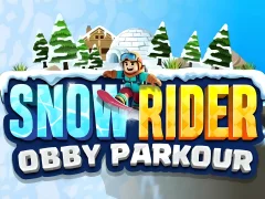 Trò chơi Snow Rider Obby Parkour trực tuyến