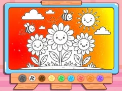 Trò chơi Coloring Book: Happy Flower trực tuyến