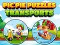 Trò chơi Pic Pie Puzzles Transports trực tuyến