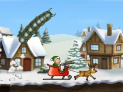 Trò chơi Effing Worms Xmas trực tuyến