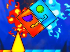 Trò chơi Fire And Water Geometry Dash trực tuyến