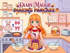 Trò chơi Diary Maggie Making Pancake trực tuyến