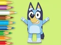 Trò chơi Coloring Book: Happy Bluey trực tuyến
