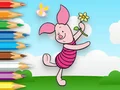 Trò chơi Coloring Book: Piglet Holds Toy Windmill trực tuyến