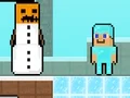 Trò chơi Noob vs Pro Snowman trực tuyến