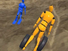 Trò chơi Ragdoll Racing: Extreme Downhill trực tuyến
