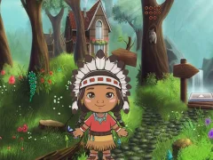 Trò chơi Girl Reach Thanksgiving Land trực tuyến
