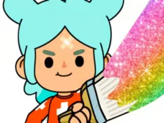 Trò chơi Coloring Book: Toca Boca Rita trực tuyến