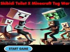 Trò chơi Skibidi Toilet X Minecraft Tug War trực tuyến