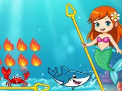 Trò chơi Princess vs Shark trực tuyến