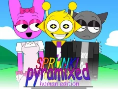 Trò chơi Sprunki Pyramixed: Phiên bản con người  trực tuyến