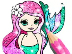 Trò chơi Coloring Book: Little Mermaid trực tuyến
